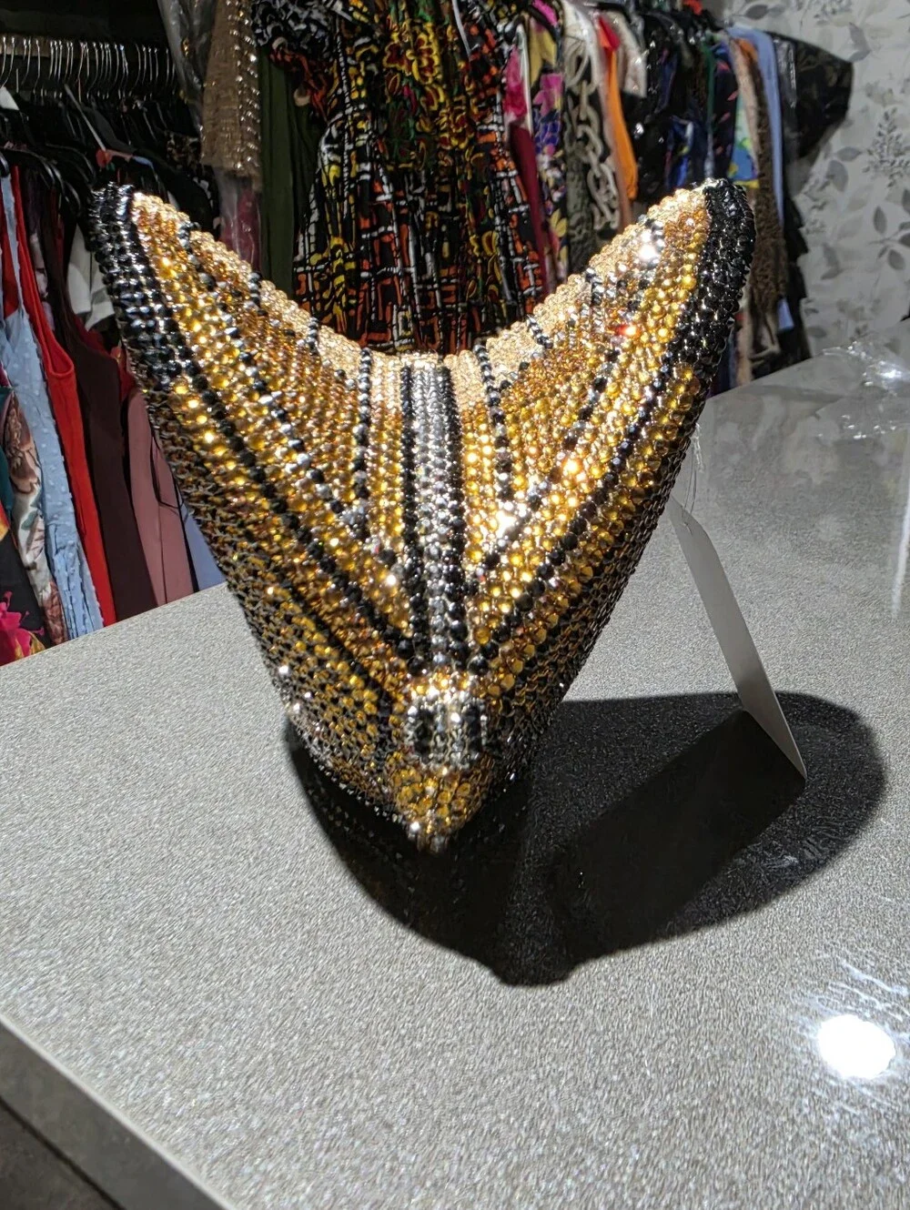 Embellished Butterfly Clutch